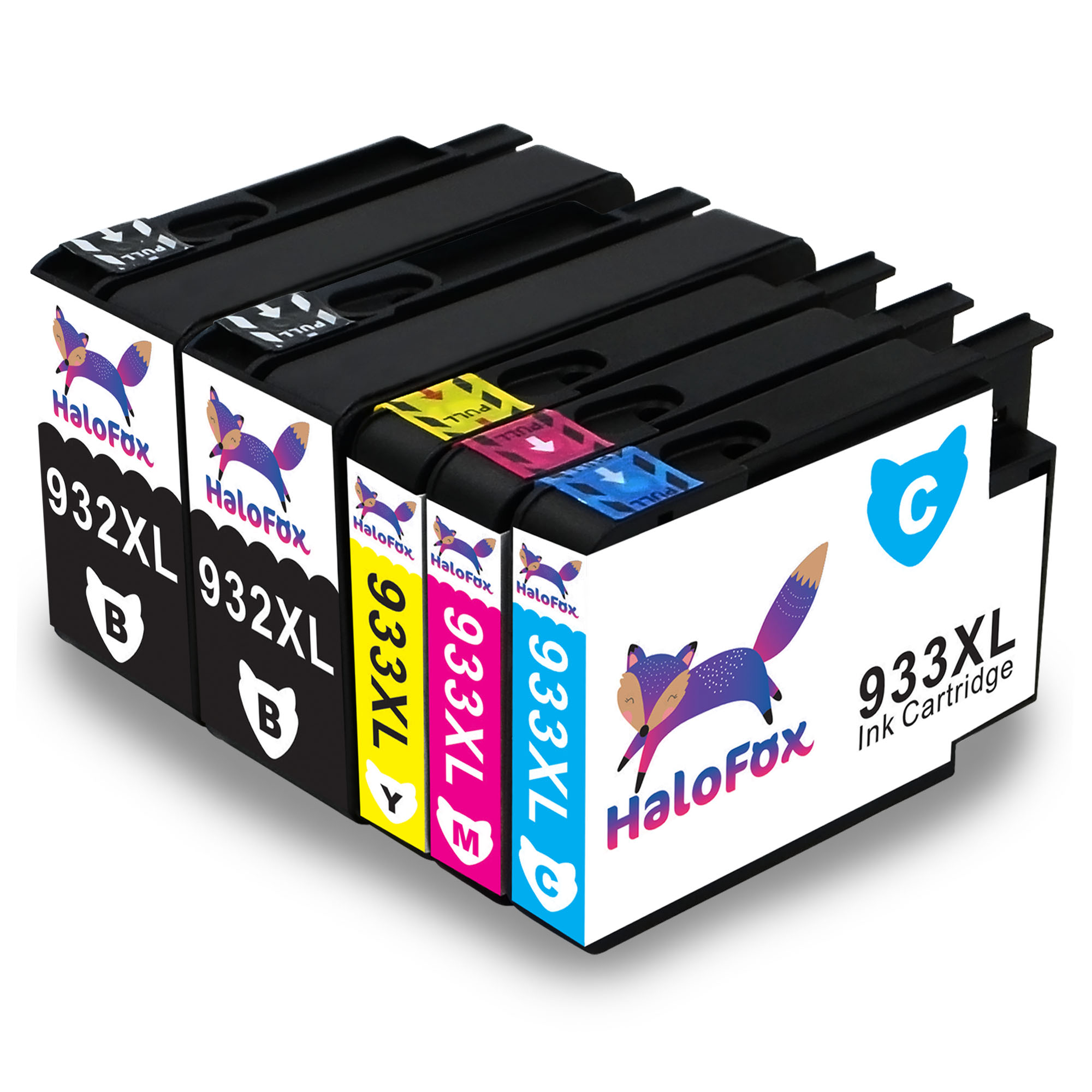 5PK (2BX+CMY) Compatible Ink Cartridges for HP 932XL 933XL for HP Officejet 6100 6700 7610 