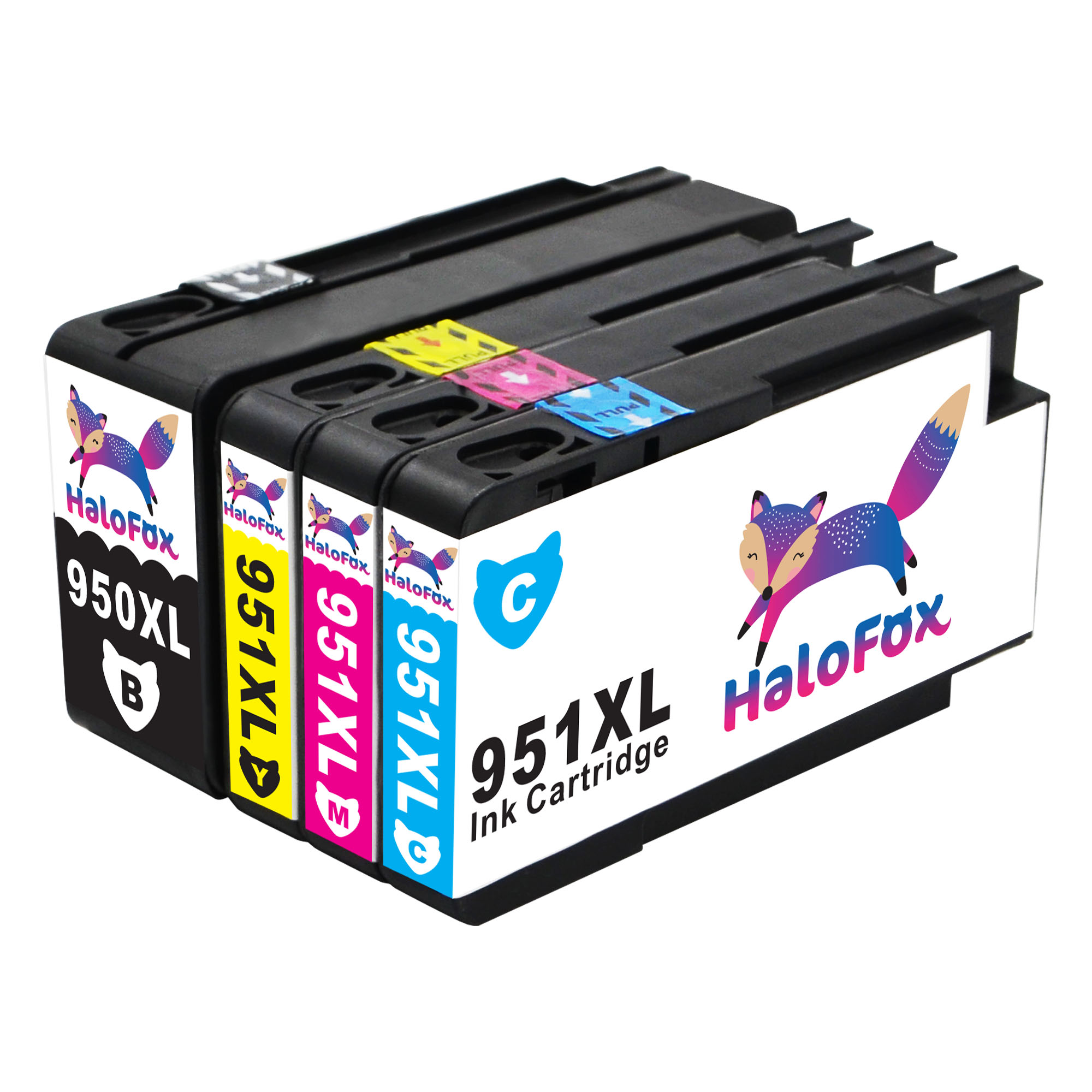 4PK Ink Cartridges 950XL 951XL Compatible for HP OfficeJet Pro 8610 8620 8100 8660 276dw