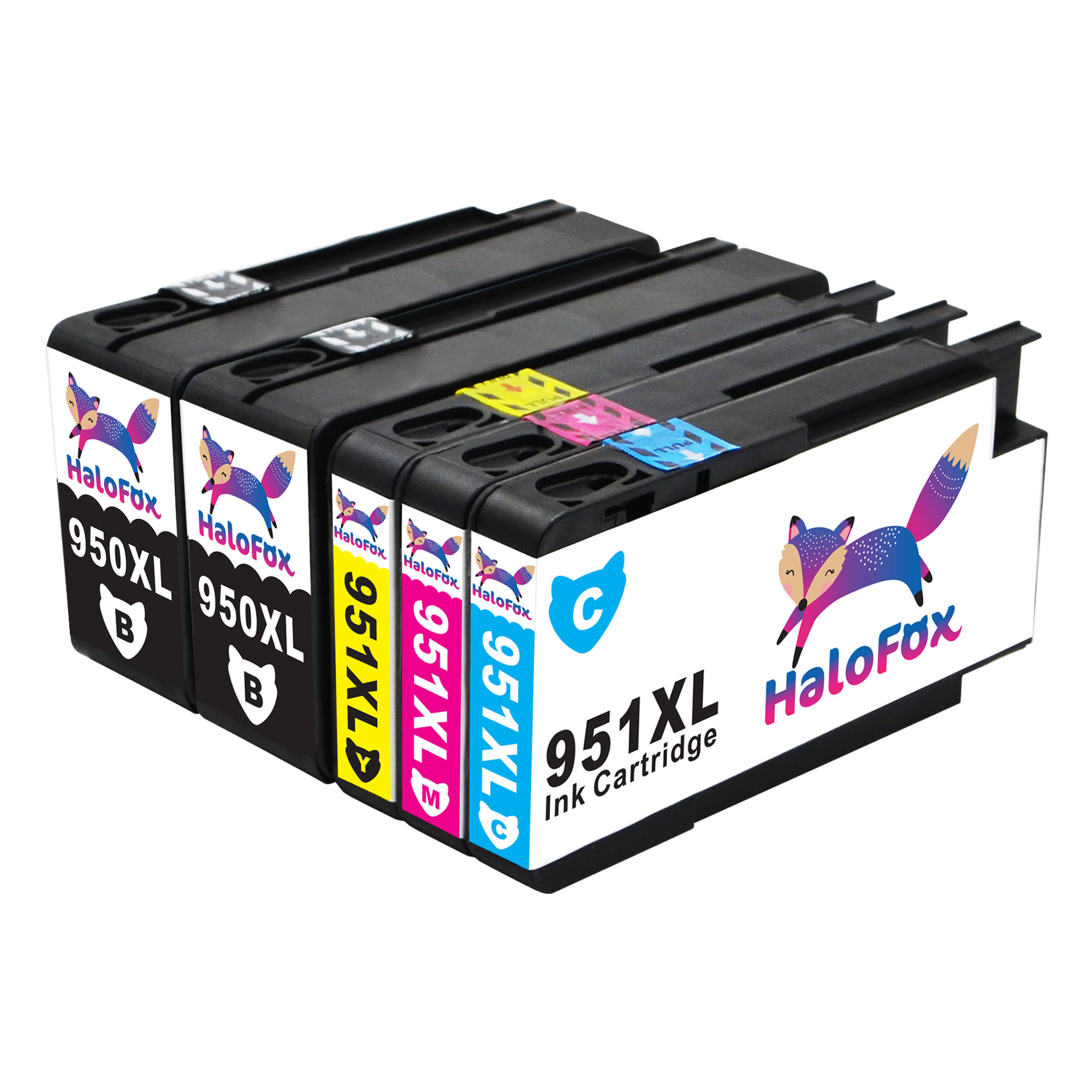 5PK Ink Cartridges 950XL 951XL Compatible for HP OfficeJet Pro 8600 8630 8625 8615 251dw