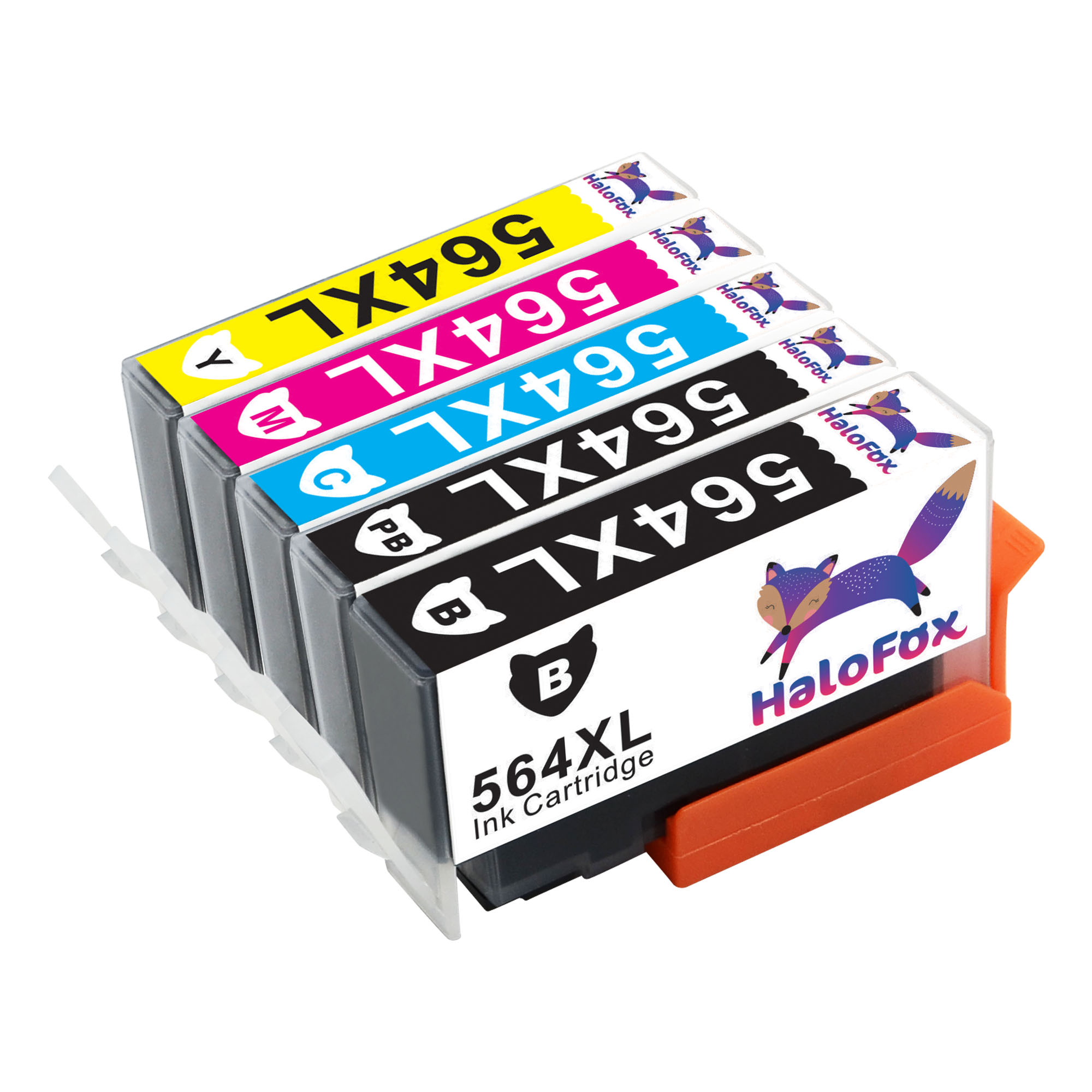 5PK Ink Cartridges Replacement 564XL for HP Photosmart 7520 5520 6520 7510 7525 5510 6510